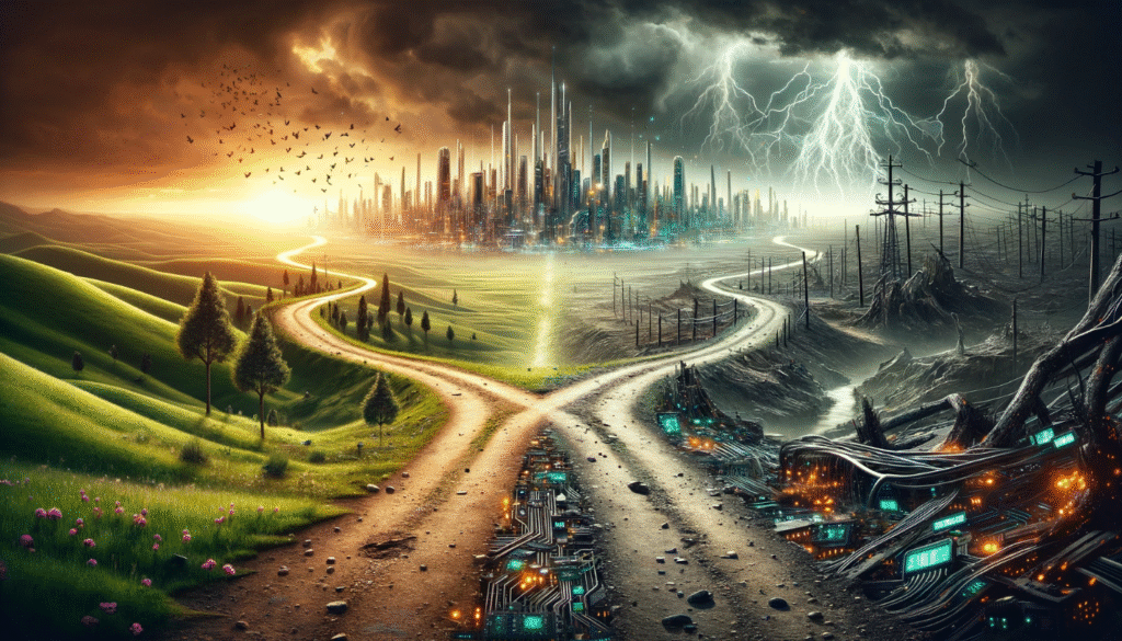 The AI paradox: Path to utopia or dystopia?
