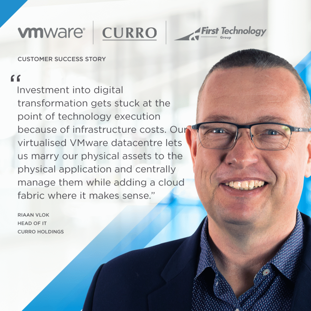 First Technology and Curro on virtualised datacentres